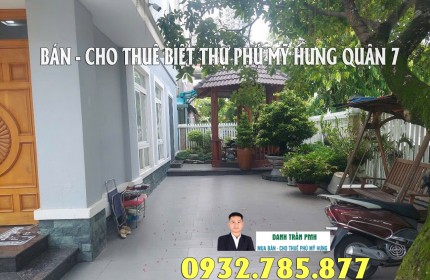 Bán Căn Góc Biệt Thự Mỹ Thái 3 dt 12x20m Phú Mỹ Hưng Q.7 Giá 65 tỷ LH 0932785877 Danh Trần PMH